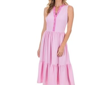 Cabana Life Light Pink Midi Dress